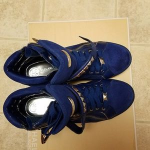Michael Kors High top sneakers, Cobalt , US 8